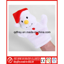 Promotion de vacances de Noël Jouet de marionnette à main en bonhomme de neige